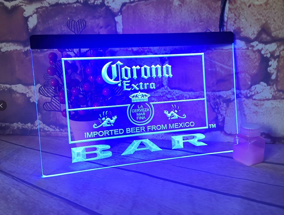 b44 Corona Mexico Beer Bar Pub Club 3d signs LED Neon Light Signs 2