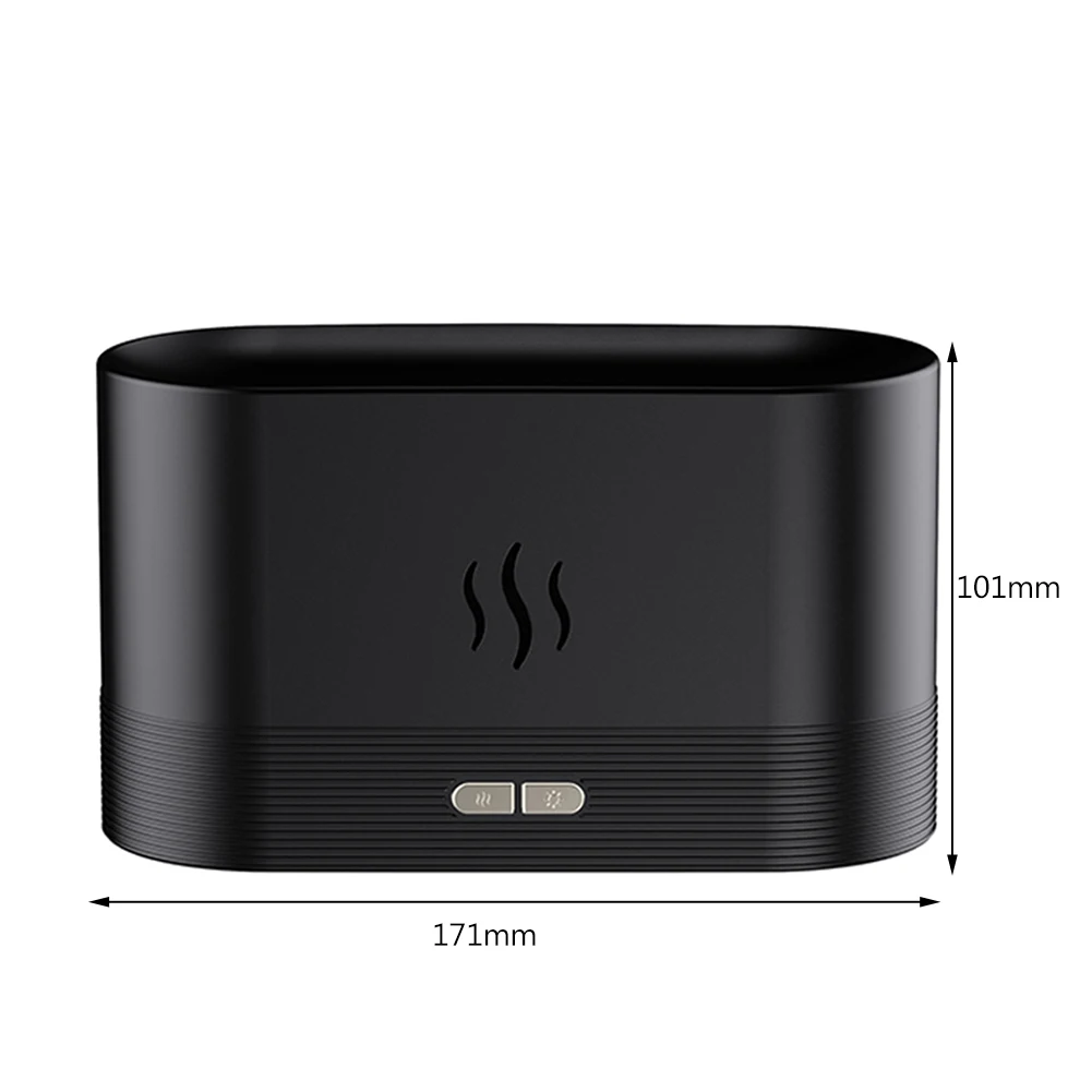 180ML USB Essential Oil Diffuser Simulation Flame Ultrasonic Humidifier Home Office Air Freshener Fragrance Sooth Sleep Atomizer 5