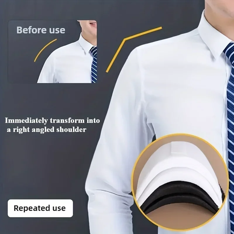 우아한 스포츠 테마 어깨 패드 3쌍 여성용 드레스용 부드럽고 통기성이 좋은 두꺼운 스폰지 패드 다목적