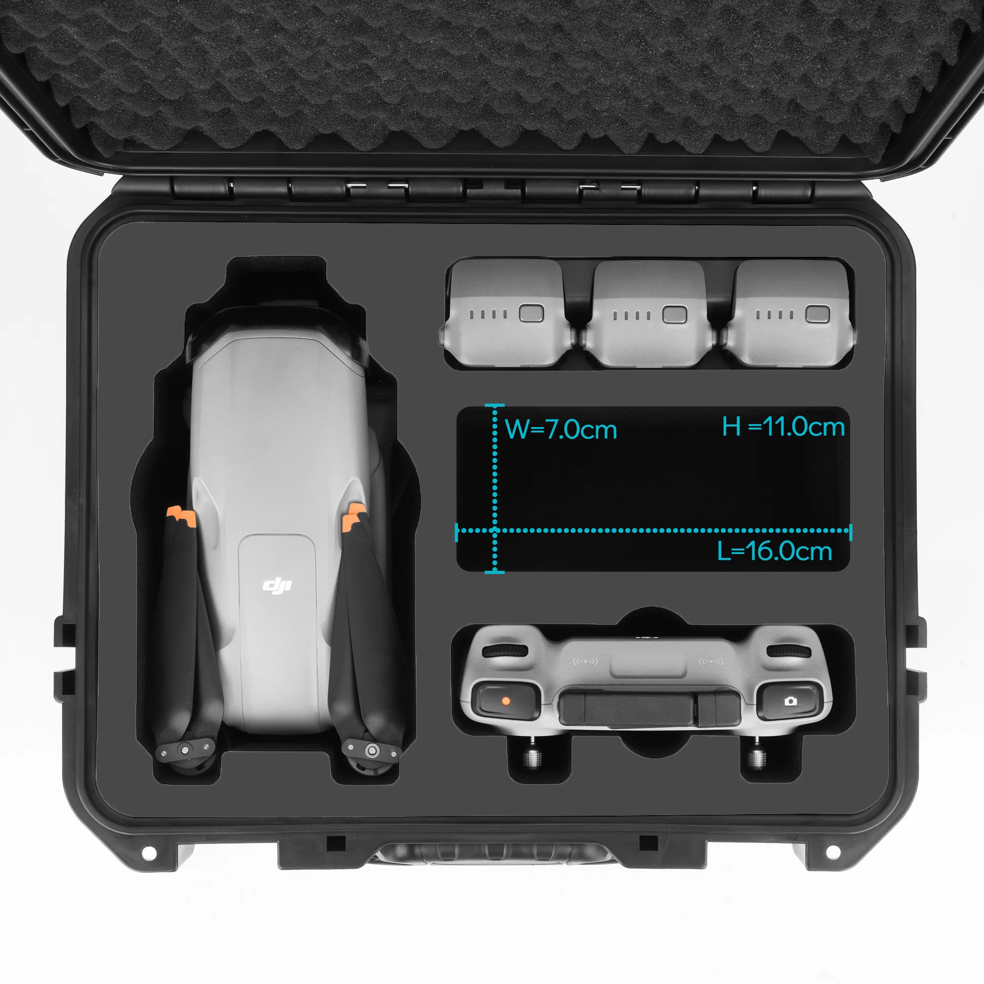 Storage Case For DJI AIR 3 Water-proof Explosion-proof Portable Hard Shell Bag Carrying Case Handbag Drone Bag Accessories drone accessories,drone storage bag,dji case,drone case,handbag case,camera carrying case
