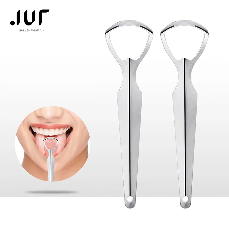 

Скребок для языка многоразовый из нержавеющей стали, 1 шт.