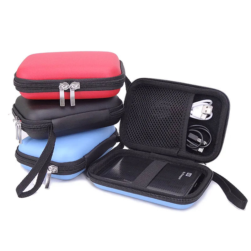 Portable External Hard Drive Zipper Case Bag Pouch Protector