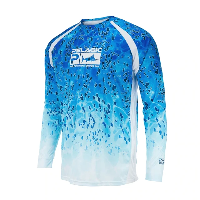 Upf 50+ Pelagic Fishing Men's Long Sleeve Performance Fishing Shirt  Protection Quick Dry Lightweight Breathable Outdoor Shirts - Fishing  Jerseys - AliExpress