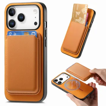 iPhone Magnetic Wallet Leather Case 2 in 1 1