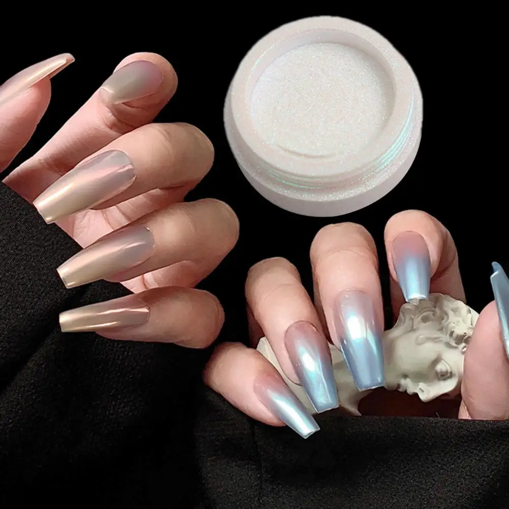 11 Color Moonlight Nail Glitter Chameleon Powder Bright Mirror Effect for Manicure Nail Art Design Pigment Dust