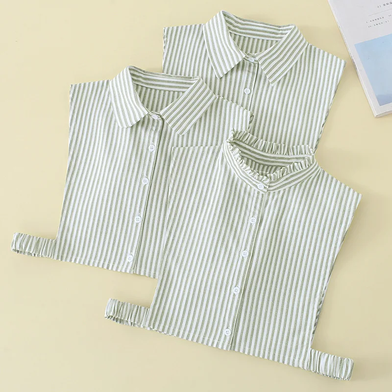 

Women Lapel False Collar Sweater Blouse Shirt Detachable Collar Female Casual Removable Fake Collar Clothing Fuax Cols