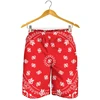 3D Print Black Paisley Bandana Pattern Shorts For Men Quick Dry Oversized Beach Shorts Homme Mens Swim Trunk Short Pants 6