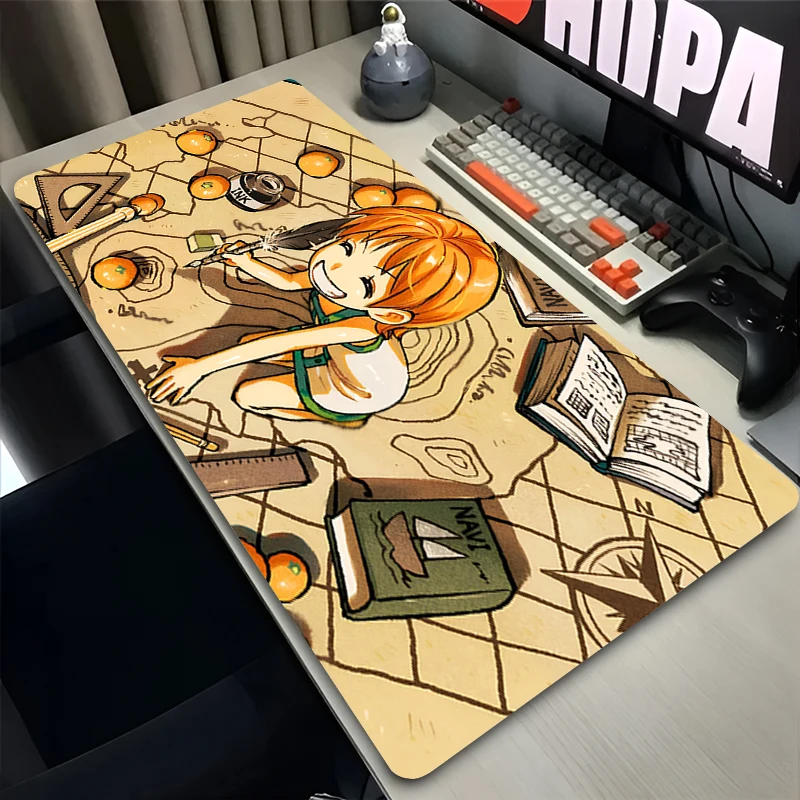 Gamer Mousepad Gaming Cabinet Mouse Pad Large Mouse Mat O-one P-piece Nami Natural Rubber Desk Mat PC Desk Mats Design Mousepads 5