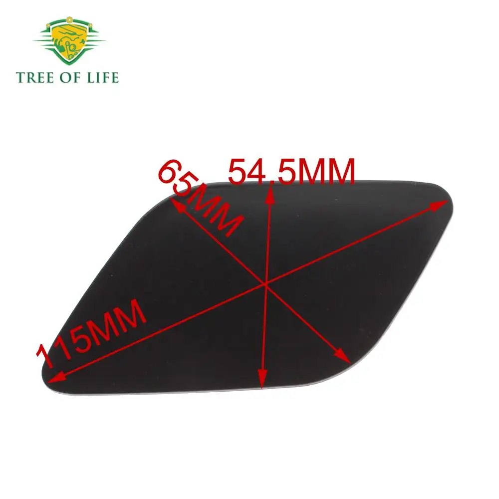Car Headlight Washer Nozzle Cover For Volvo XC60 2014 2015 Front Headlight Washer Nozzle Cover Headlamp Water Spray Jet Cap 39821592 39821577