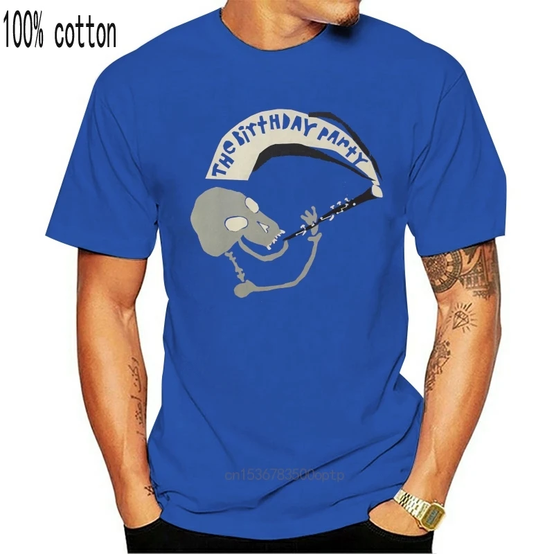 Man Clothing The Birthday Party (Nick Cave) Mr Clarinet Vintage Wash T-shirt Color Black |