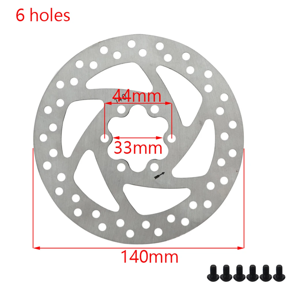 Electric Scooter Disc Brake 140mm 3 Holes or 6 Holes Device Accessories