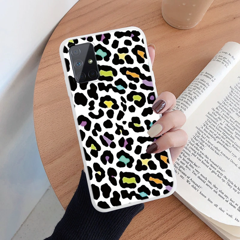 Leopard Print Soft Silicone Protective Phone Case - Stylish Back Cover