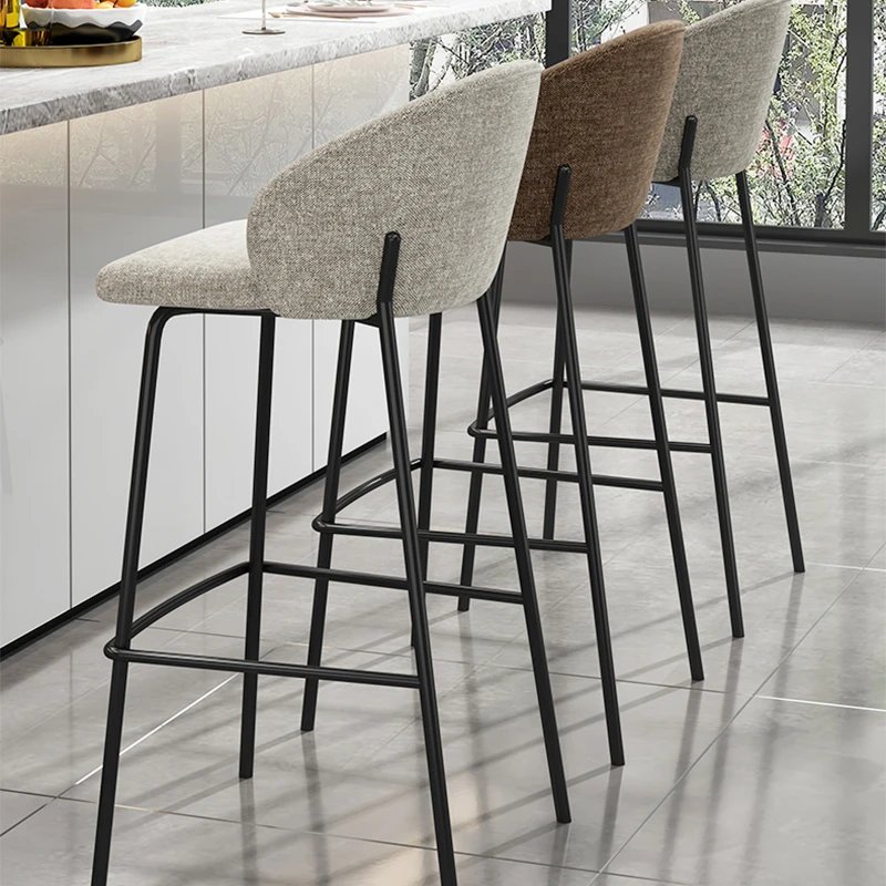 

Reception Luxury Bar Stools Counter Midcentury Designer Living Room Bar Chair Patio Saloon Party Sgabello Cucina Home Furniture