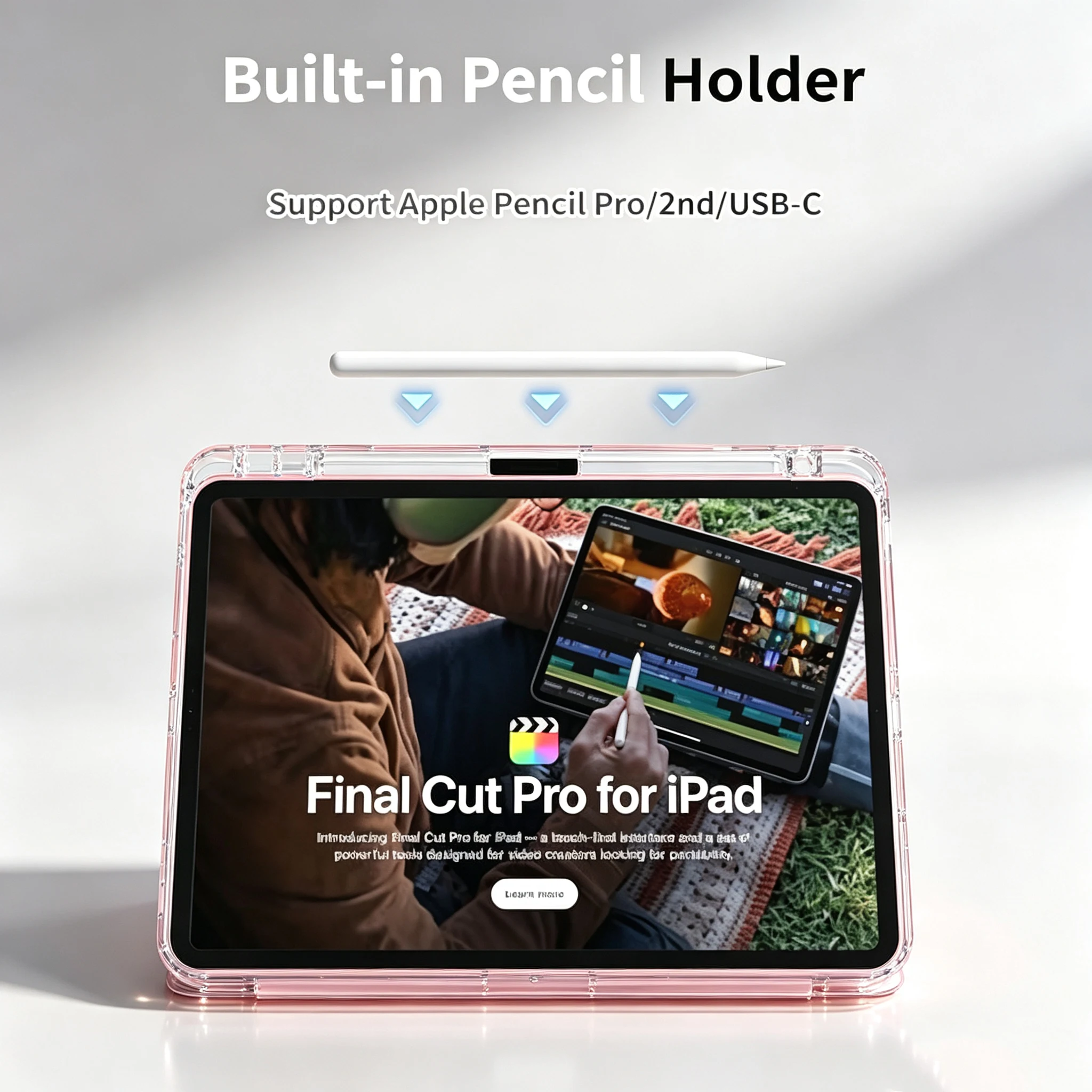 Premium Smart Cover Tablet Case for iPad - Versatile and Durable Protection