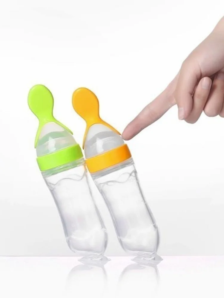 Силиконовая ложка для кормления младенцев | Дом и сад