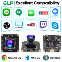 ELP 12MP Wide Angle No Distortion 1080P 120fps USB Camera Module IMX577 Industrial Lightburn Camera For High Speed Moving - Image 5