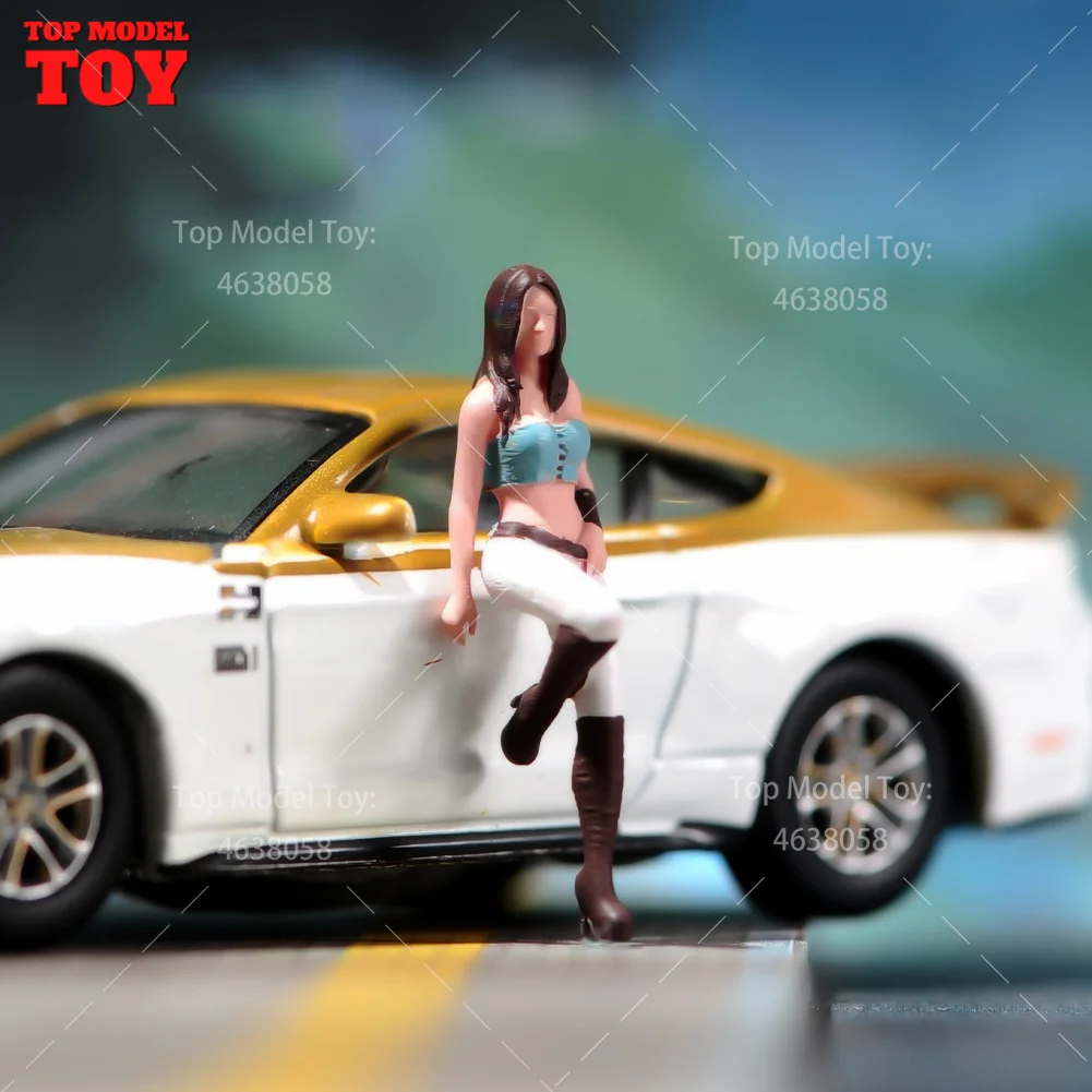 Figurine 1/18 Laetitia VROOM – Résine Non Peinte, Pour MINICHAMPS, SPARK, SCHUCO