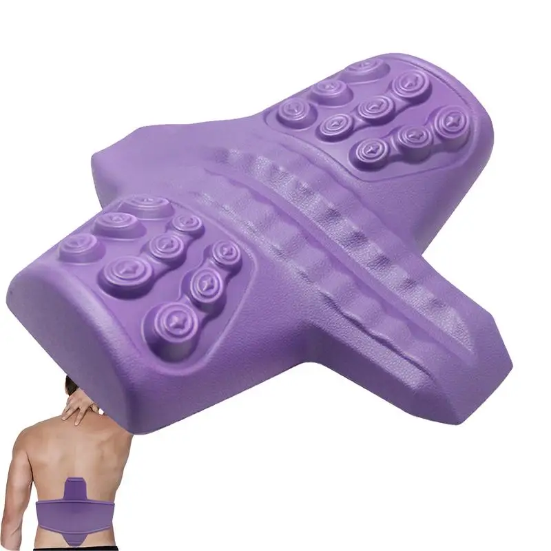 

Memory Foam Lumbar Pillow Ergonomic Chair Seat Pillow For Comfort Long Sitting Seat Cushion With 18 Raised Points For Tailbone