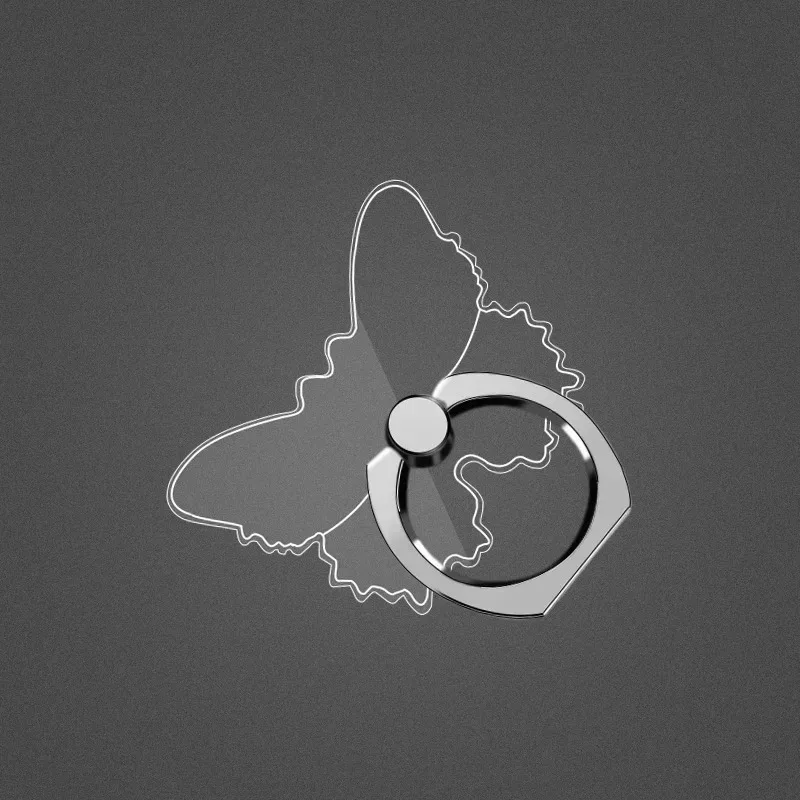 1–3 Stück Handy-Ringhalter, Ständer 360 ° Grad drehbarer, transparenter Fingergriff, Ständer, kompatible Telefone oder Handyhülle – Detail 17