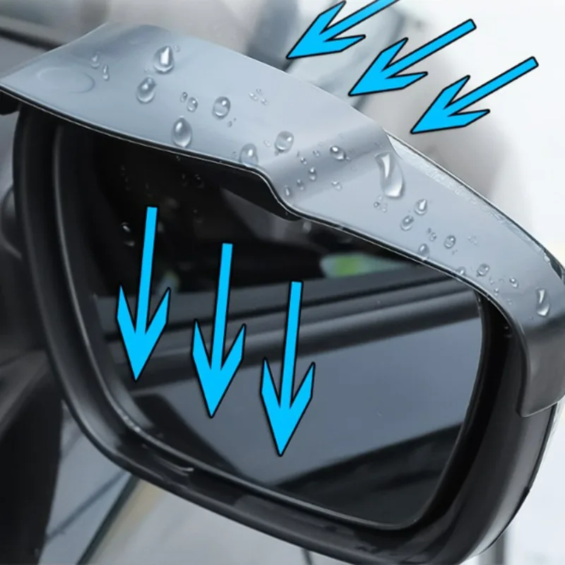 Car Rearview Mirror Rain Eyebrow Snow Guard Sun Visor Shade Protector Rainproof Blade