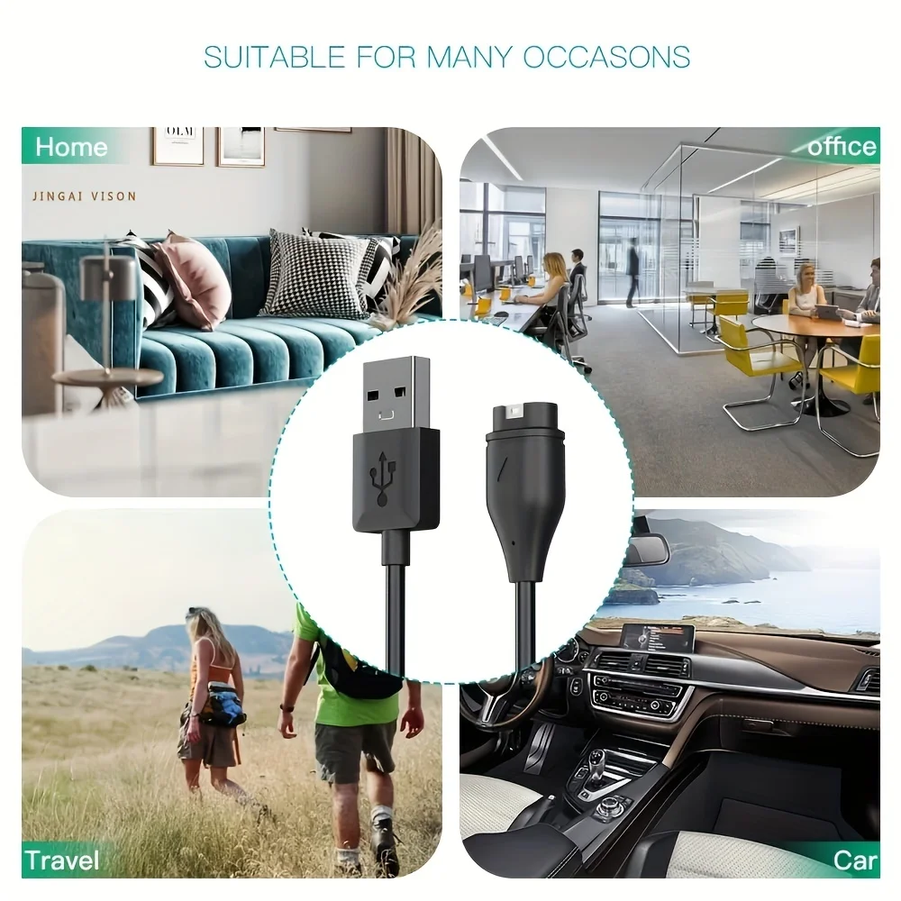 Versatile Smartwatch Charger Cable
