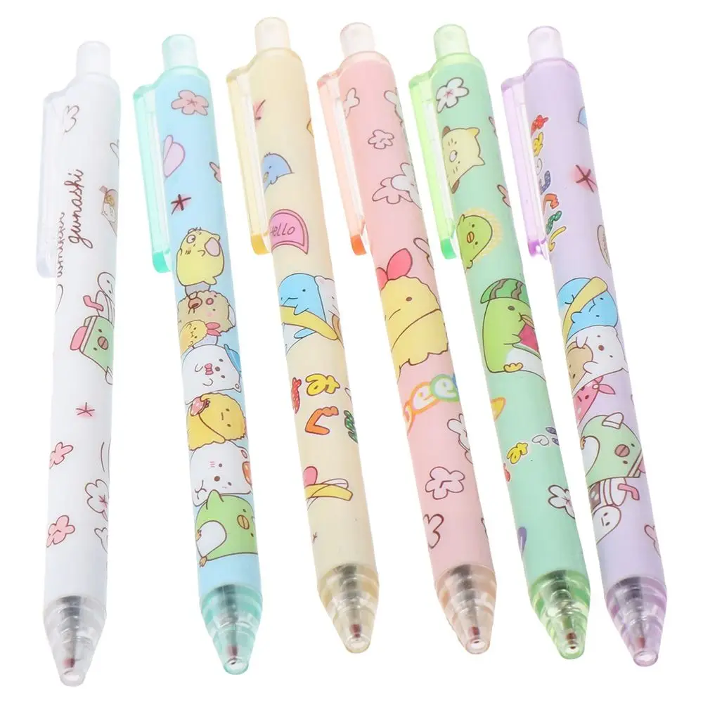 

12 шт. гелевые ручки с медведем, подарки, черные чернила, ручка с животными для офиса