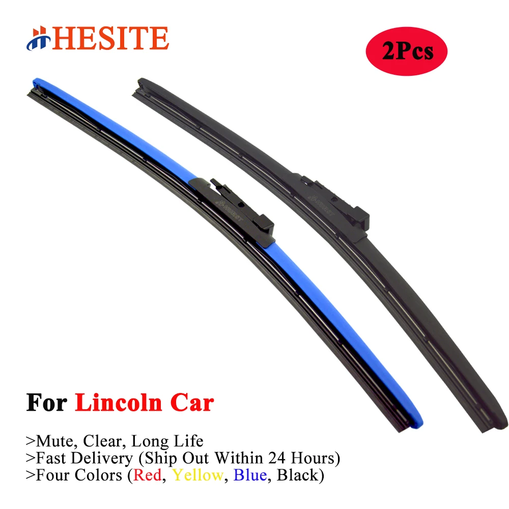 HESITE Colorful Car Front Windscreen Wiper Blades For Lincoln MKC MKS
