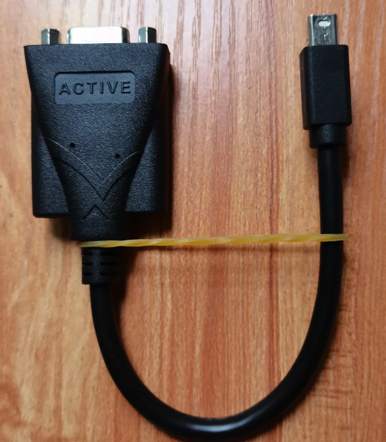 Cavo Mini Displayport A Vga F Cavo Convertitore Adattatore Da 0.23M Dp A Vga Dp Maschio A Vga Fale Per Laptop Pc Hp Asus Lenovo