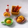 6Pcs/lot 1/12 Simulation Bread Dollhouse Miniature Food Breakfast Snack Dessert Kitchen Toys Dollhouse Miniature 2