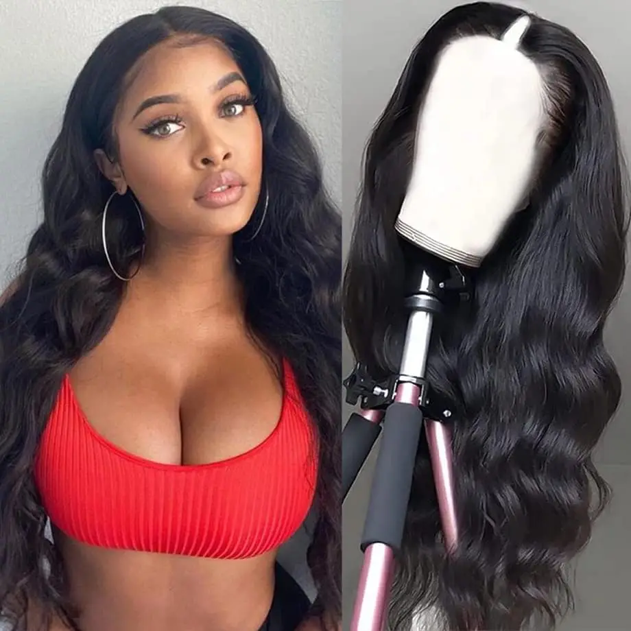 U V Part Wig Capelli Umani Body Wave Upgrade V Part Wig No Leave Out Glueless V Part Wig Parrucche Dei Capelli Umani Pre Pizzicate Remy Hair