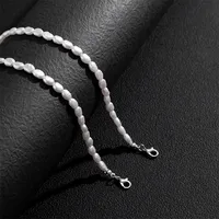 New Fashion Simple Imitation Pearl Choker Necklace for Women Vintage Elegant Beaded Temperament Necklace Wedding Party Jewelry - Image 4