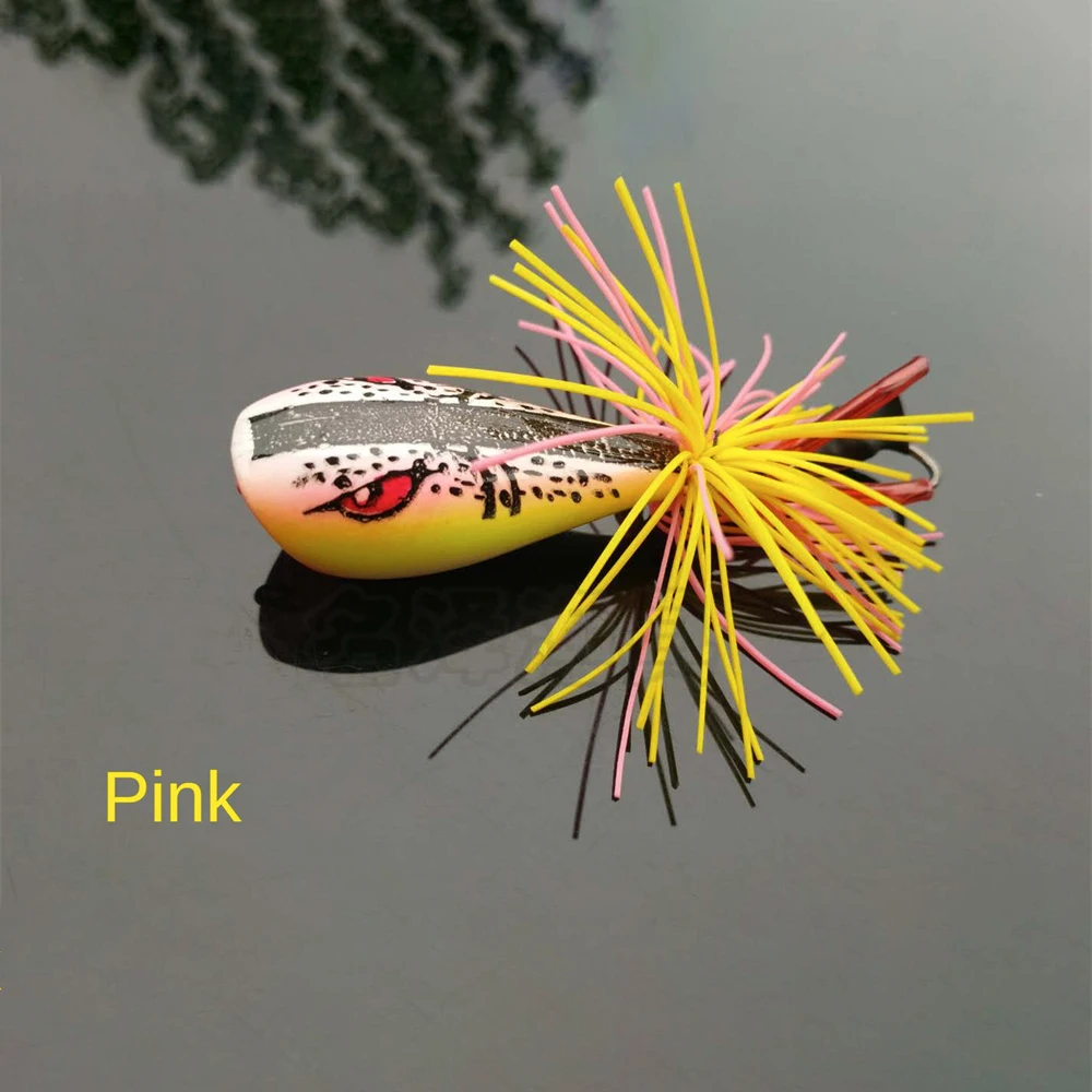 

Fishing Lure 55mm 9g 3D Eyes Fishing Lures Bait With Rubber Skirt Artificial Bait Wobbler Jigging Lure Fishing Accessories