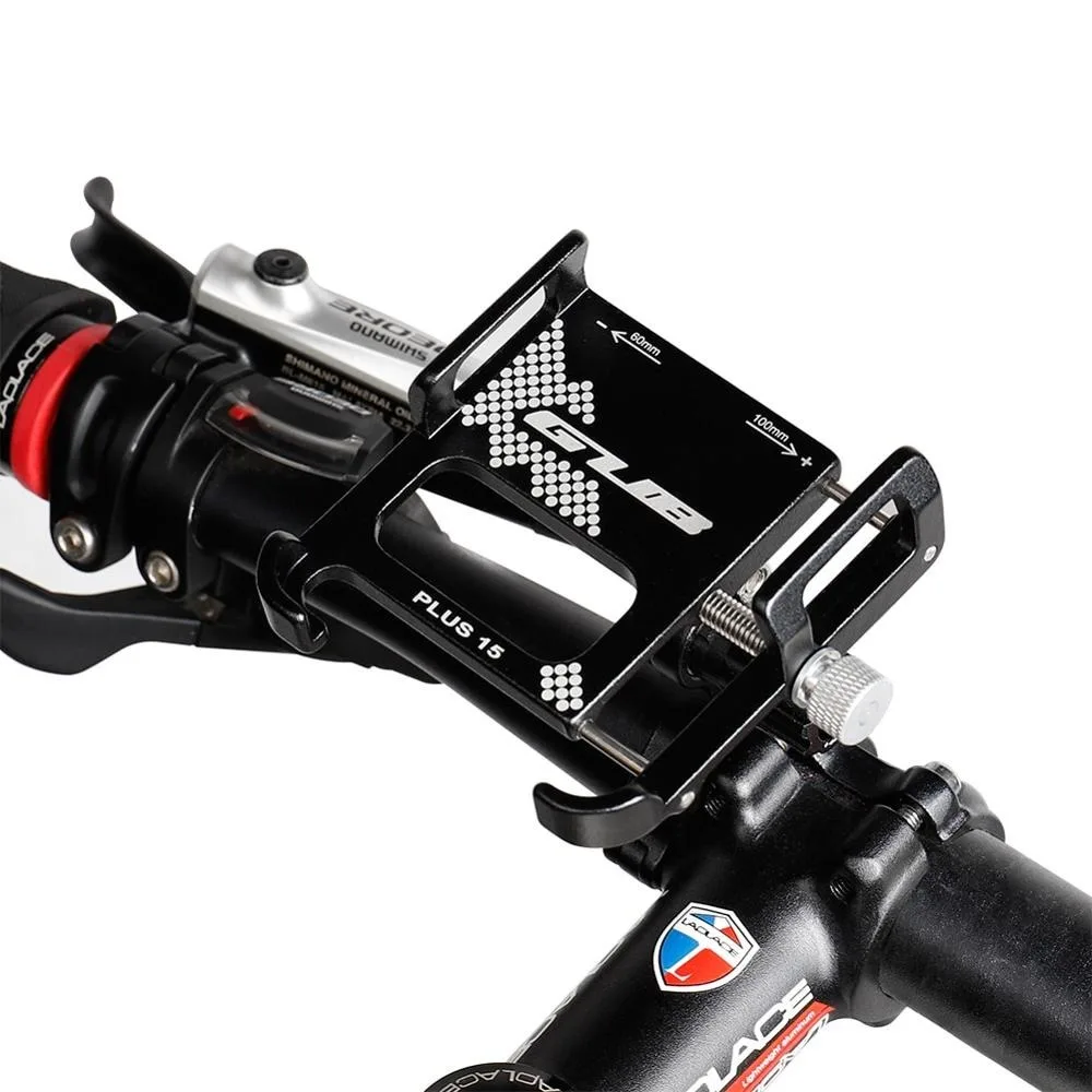 

GUB Plus 15 Bicycle Motorcycle Phone Mount Bike Phone Holder 360° Rotation Adjustable Aluminum for iPhone Samsung for 4-7 Inch
