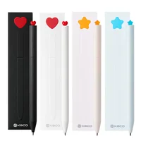 Cute STAR Gel Pens Rotate 0.5mm Black Ink Refills Ballpoint Pen Set Girls kawaii Stationery For Valentine's Day Gift 2