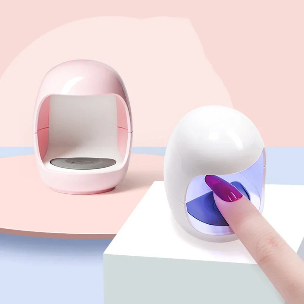 휴대용 미니 Q자형 네일 램프, UV/LED 네일 드라이어, 빠른 건조 네일 젤 네일 드라이어, 가정용 네일 아트 DIY