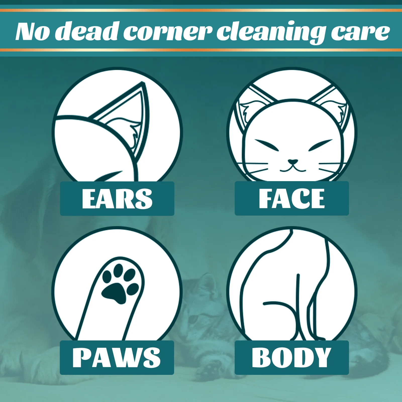 Pet Wash free Gloves Dog Cat Spa Bathing Odor Removing Cleaning Cleaning Care Dry Gloves Dog Grooming Equipment