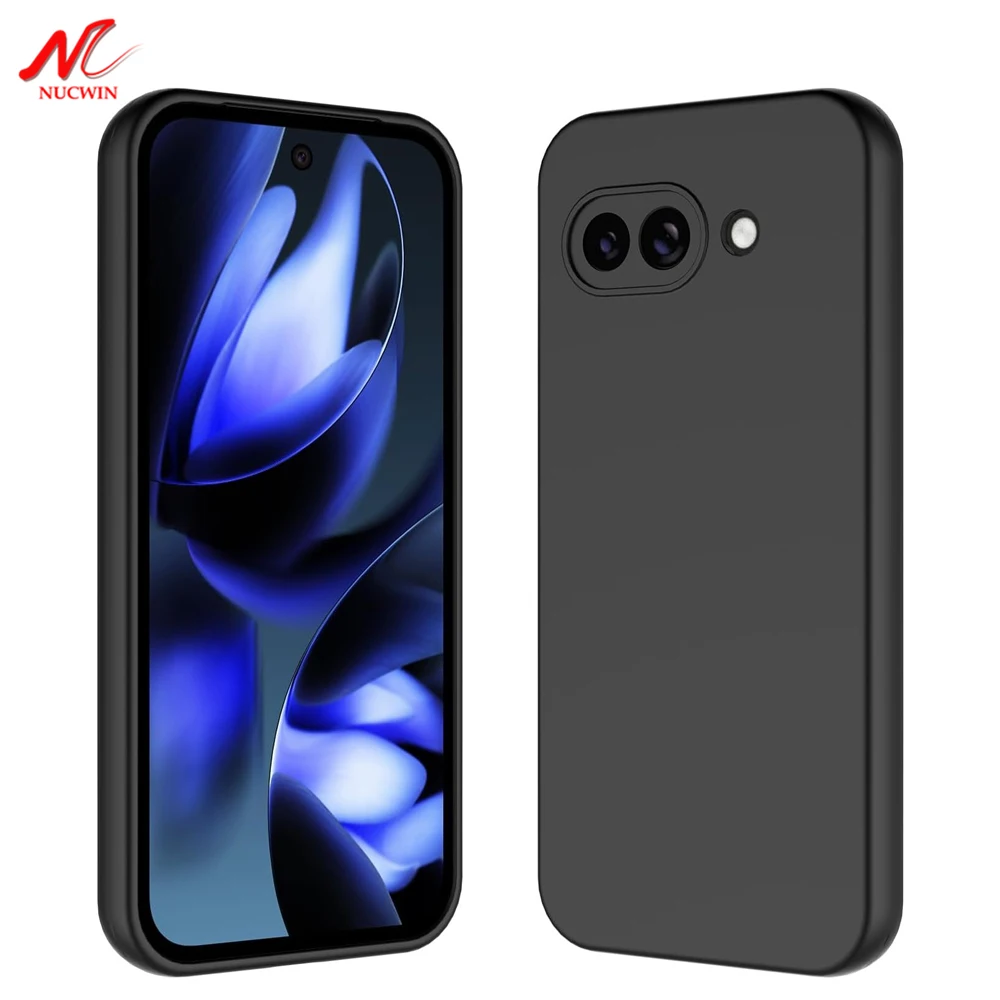 Elegant Liquid Silicone Phone Case in Pure Color