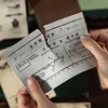 36sheets/book Light Retro Simulation Ticket Material Decorative Paper DIY Handmade Material Scrapbook Collage Decorative Crafts 4