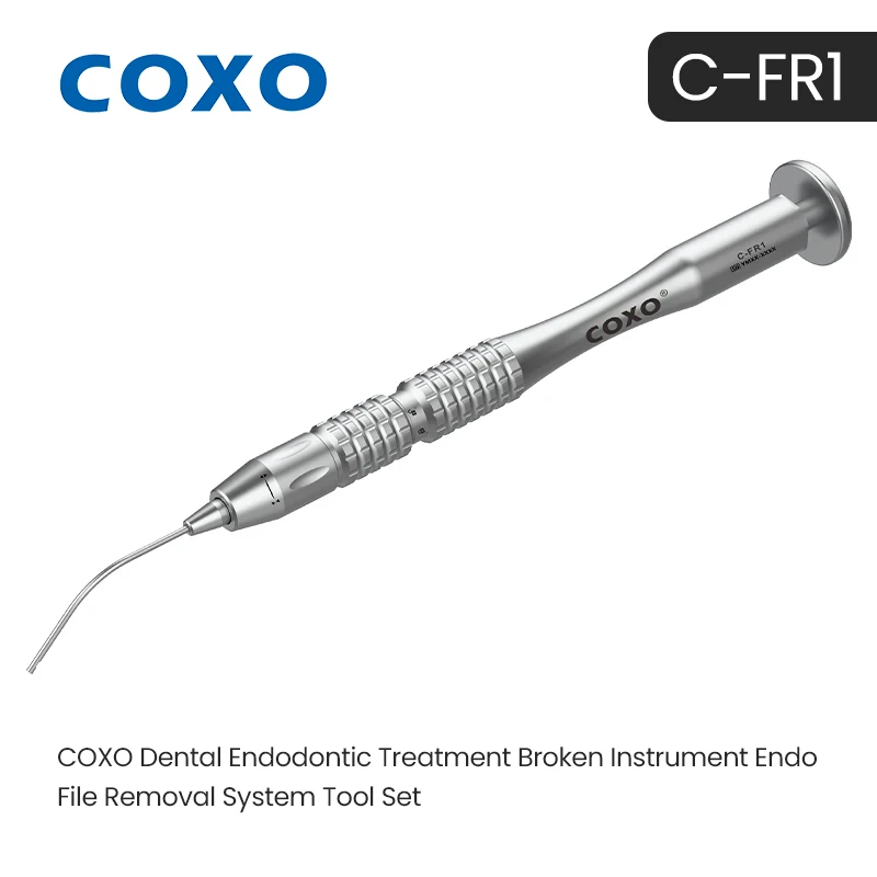 

COXO C-FR1 Dental Endodontic Broken File Removal Kit with Custom Tools and Special Locking Design for Removing Lodged Fragments