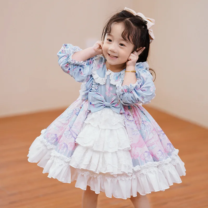 

Baby Girl Summer Pink Cute Turkish Vintage Lolita Princess Ball Gown Dresses for Birthday Kids Children Eid easter Tutu dress
