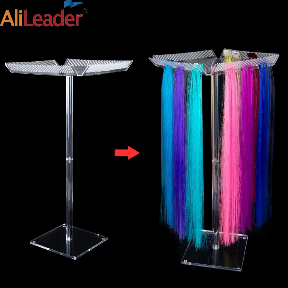 Acrylic Hair Extension Stand Wigs Display Rack Holder Salons Braiding  Separator