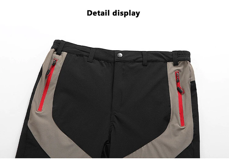 Trvlwego Outdoor schnell trocknende Hose für Herren Sport atmungsaktive Frühling Wander hose elastische lässige Camping Angel hose – Detail 5