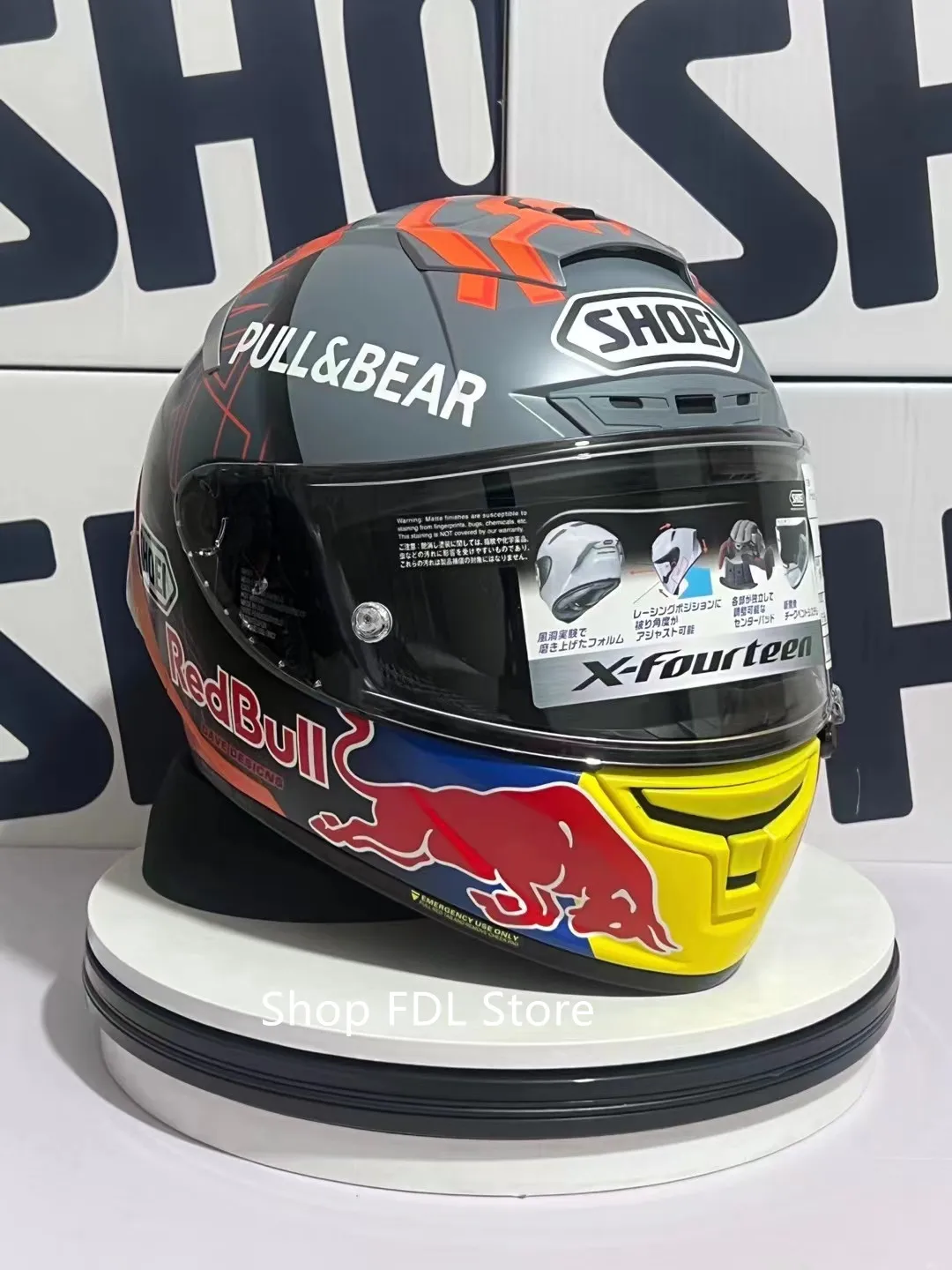 

Full Face Motorcycle helmet X14 93 Marquez black concept 2.0 anti-fog visor Riding Motocross Racing Motobike Helmet
