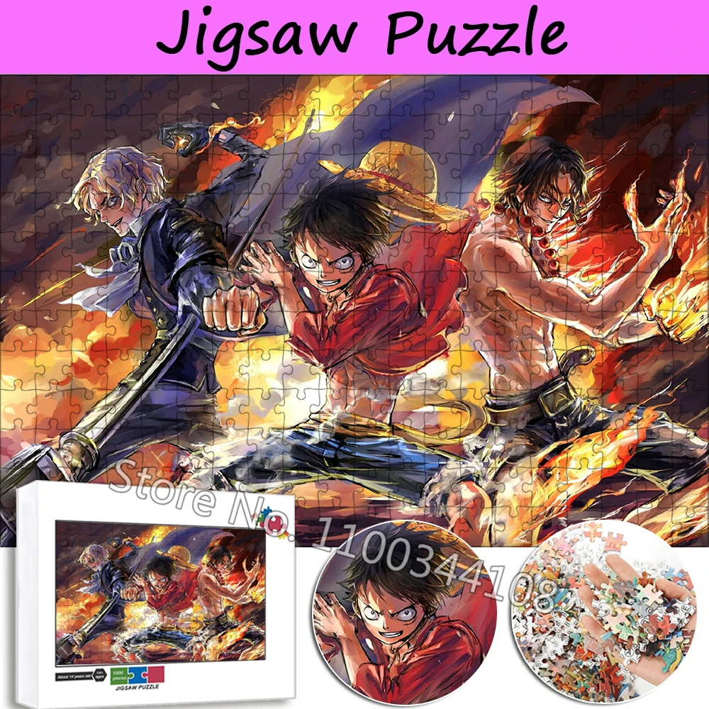 Jigsaw Puzzle Netflix Live-Action ONE PIECE: Luffy's Crew 300pcs