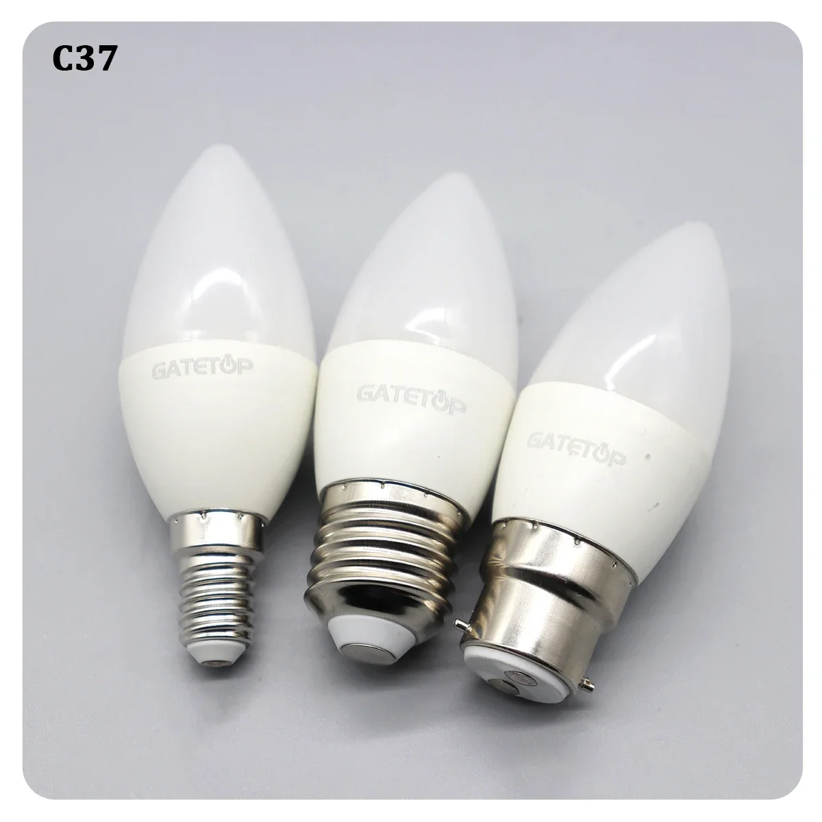 5-12pcs E14 E27 Led Bulb 220V 110V 3W 5W 6W 7W Warm Lighting 3000K 6000K Candle Lamp Led Chandelier Light for Home Decoration
