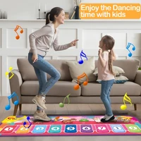 25 Music Sounds Child Floor Piano Keyboard Mat Animal Blanket Touch Dance Floor Playmat Education Baby Musical Mats Carpet Toys 1
