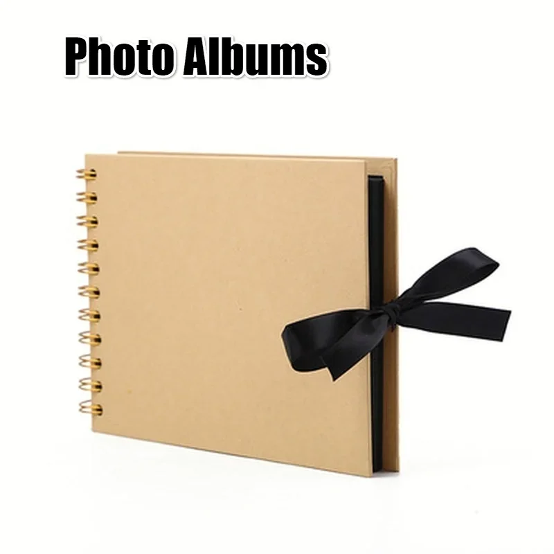 1 Stück Fotoalben Scrapbook-Papier DIY Bastelalbum Scrapbooking Bilderalbum für Hochzeitstag Geschenke Erinnerungsbücher – Detail 12