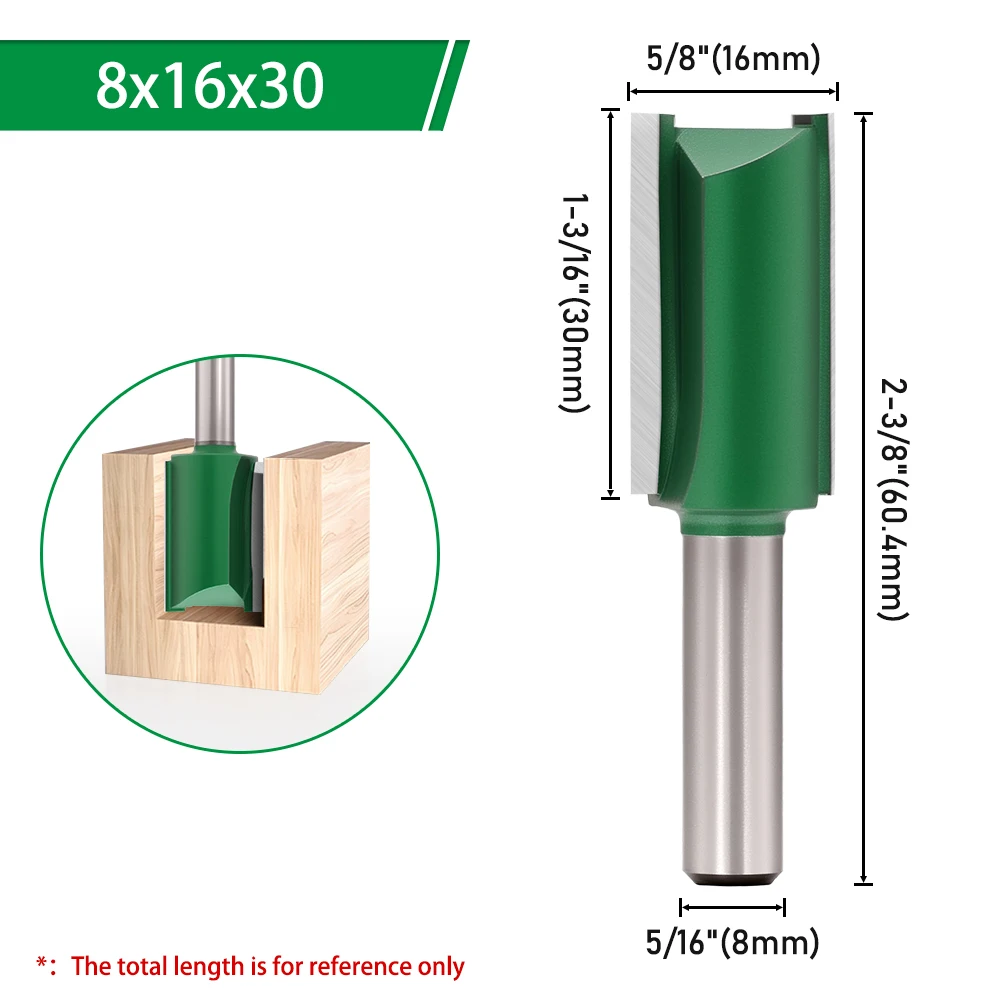 LAVIE 1pc 8mm Schaft Router Bit Gerade Bit Fräser Für Holz Holz Werkzeug C08002 – Detail 7