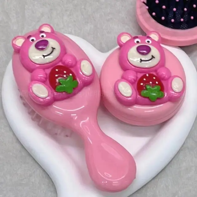 Kawaii echte Disney Airbag Kamm Spiegel Lotso Cartoon tragbare