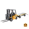 Huina 577 1:14 RC Alloy 3 in 1 Forklift Simulation Lifting Crane Electric Moving Toy Engineering Vehicle Model Gift for Children 6